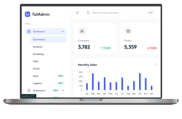 Admin Dashboard project image